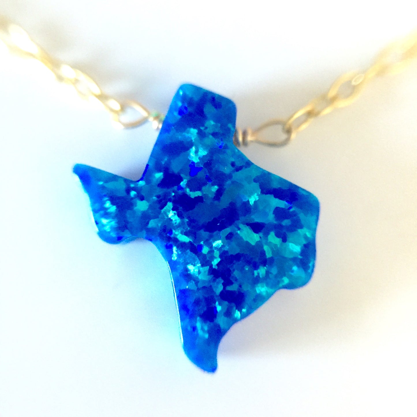 Fire Opal Texas Necklace