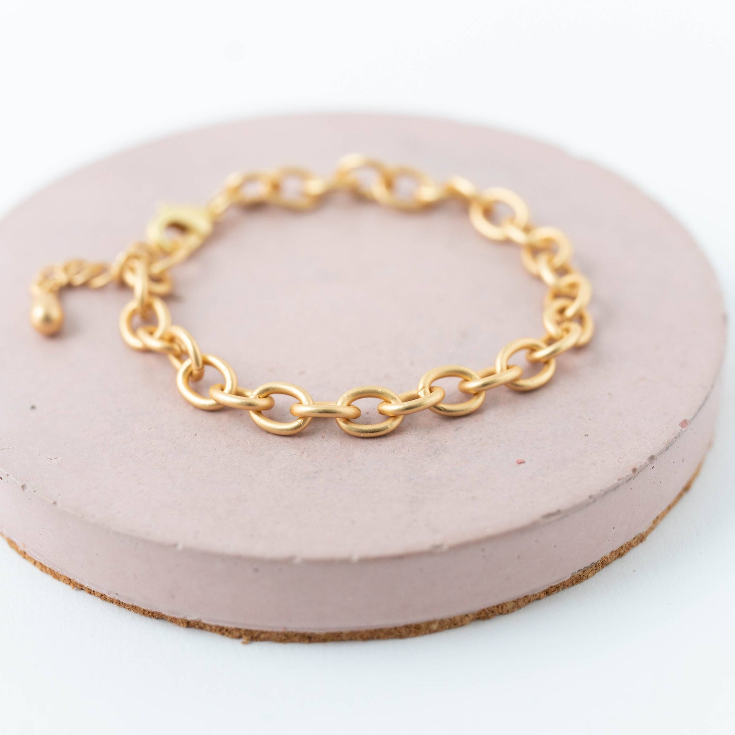 Matte Gold Chain Bracelets