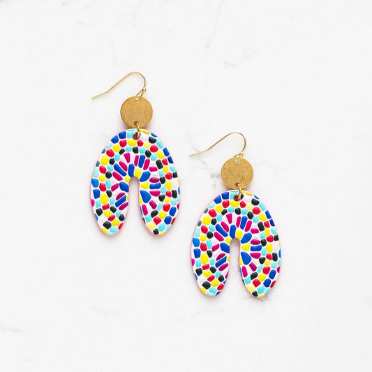 Mosaic Dangle Earrings