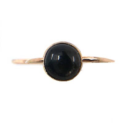 Black Moonstone Medium Ring