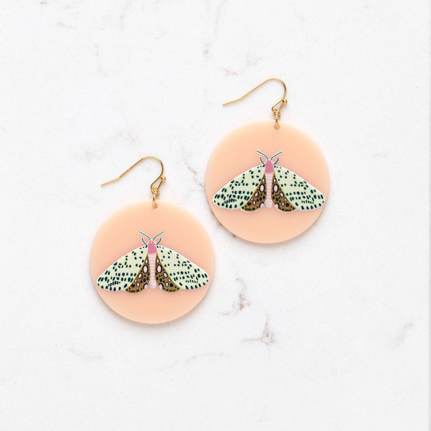 Luna and stone earrings Clearance