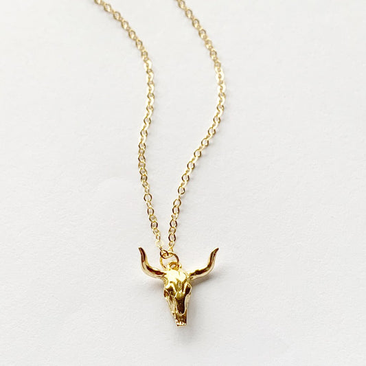 Long Horn Necklace