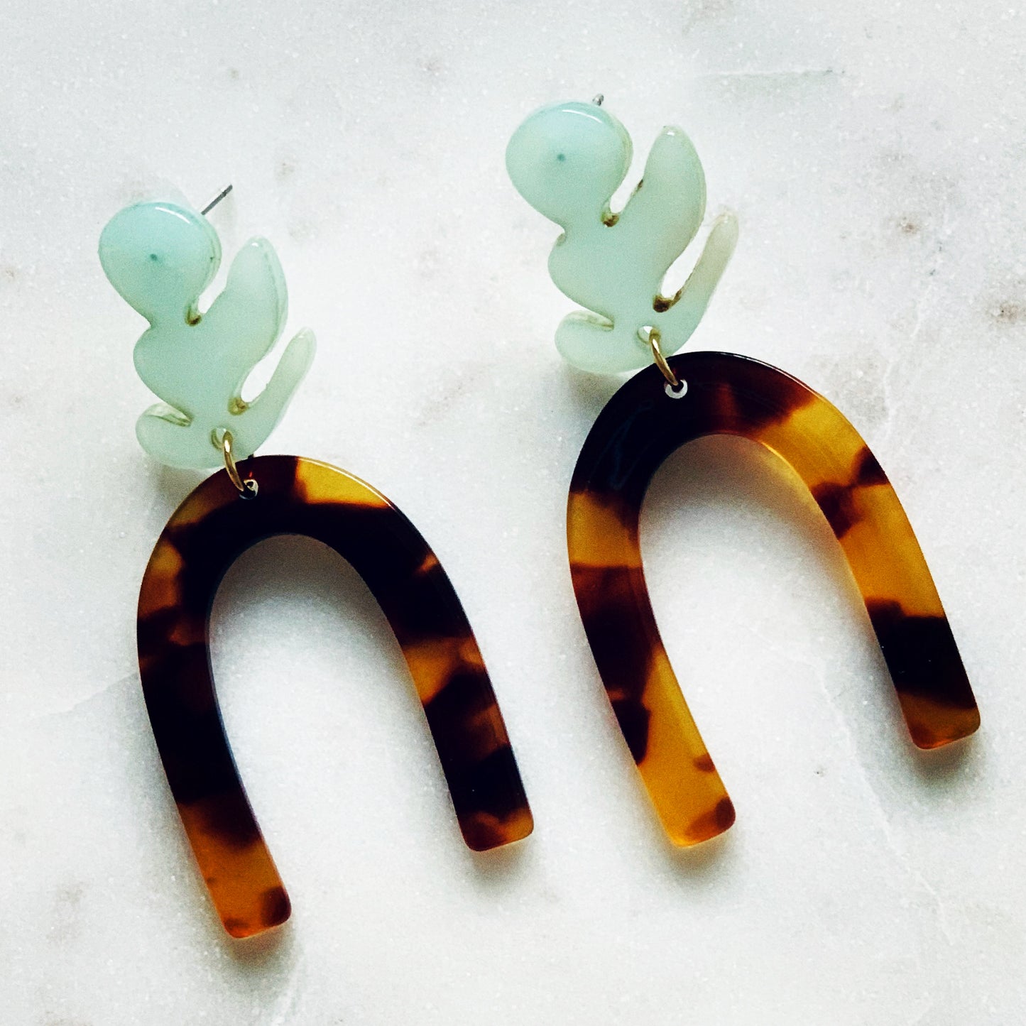 Matisse Tortoise Shell Acrylic Earrings