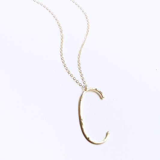 Extra Large Initial Necklace